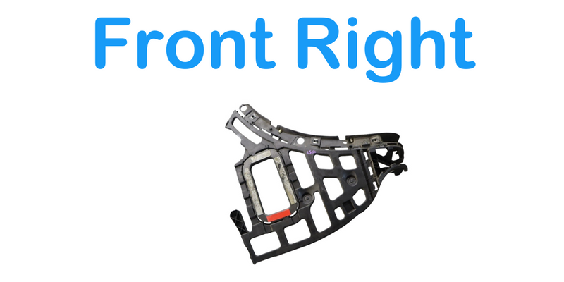 Load image into Gallery viewer, 11-14 Porsche Cayenne Front Right Passenger Side Upper Bumper Cover Bracket Oem
