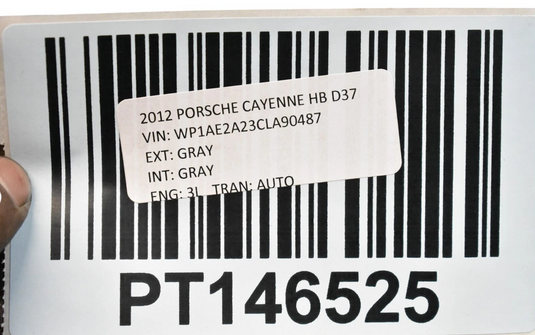 11-14 Porsche Cayenne Front Hood Bonnet Shell Panel Assembly 95851101102 OEM