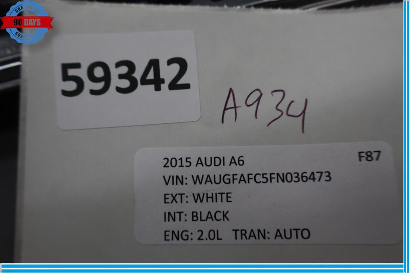 Load image into Gallery viewer, 12-18 Audi A6 Quattro Front Right Passenger Side Door Panel Insert Trim Oem
