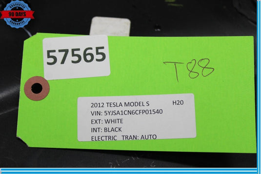 12-16 Tesla Model S Front Left Center Console Upper Panel Trim Cover Oem