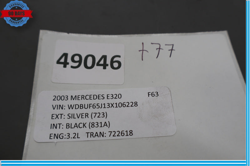 Load image into Gallery viewer, 03-06 Mercedes E350 W211 Trunk Handle Trim Panel Cover 2117500193 Oem
