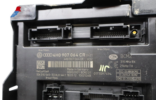 11-18 Audi A7 Quattro S8 Body Comfort Access Control Module Unit ECU BCM Oem