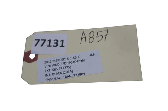 10-16 Mercedes CLS550 W218 Front Side SAM Module Relay Fuse Box A2129025405 Oem