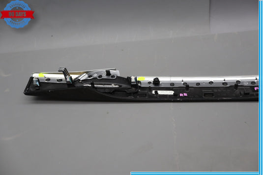 09-15 BMW 750Li F01 F02  Rear Right Interior Door Panel Bezel Molding Oem