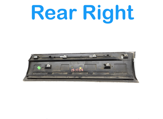 11-17 Volkswagen Touareg Hybrid Rear Right Passenger Side Door Lower Molding Oem