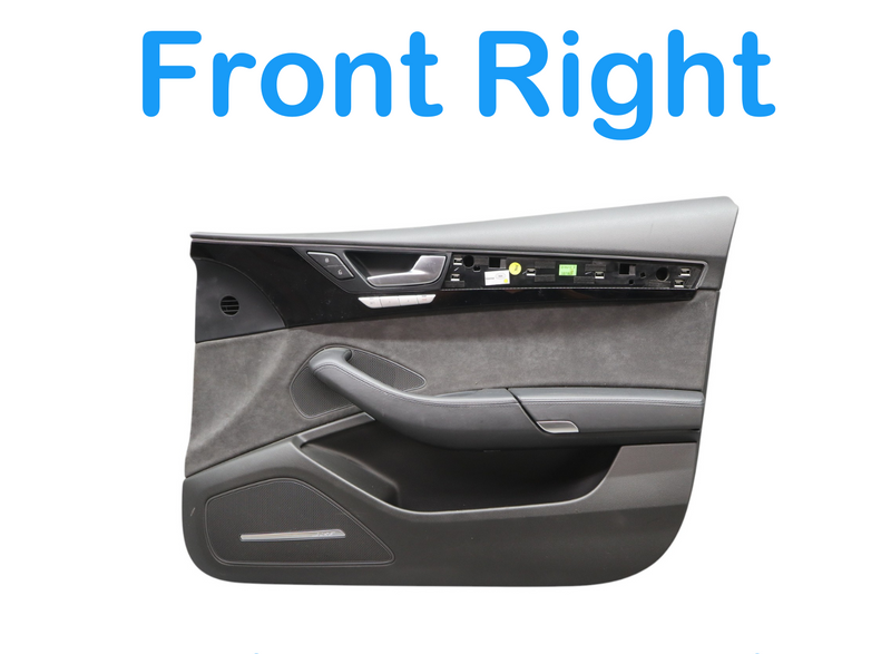 Load image into Gallery viewer, 11-18 Audi A8L Quattro Front Right Passenger Side Interior Door Panel Trim Oem
