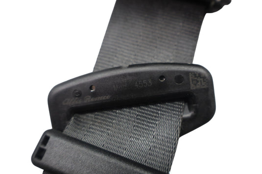 17-19 Alfa Romeo Giulia 952 Rear Center Seat Belt Seatbelt Retractor Black Oem