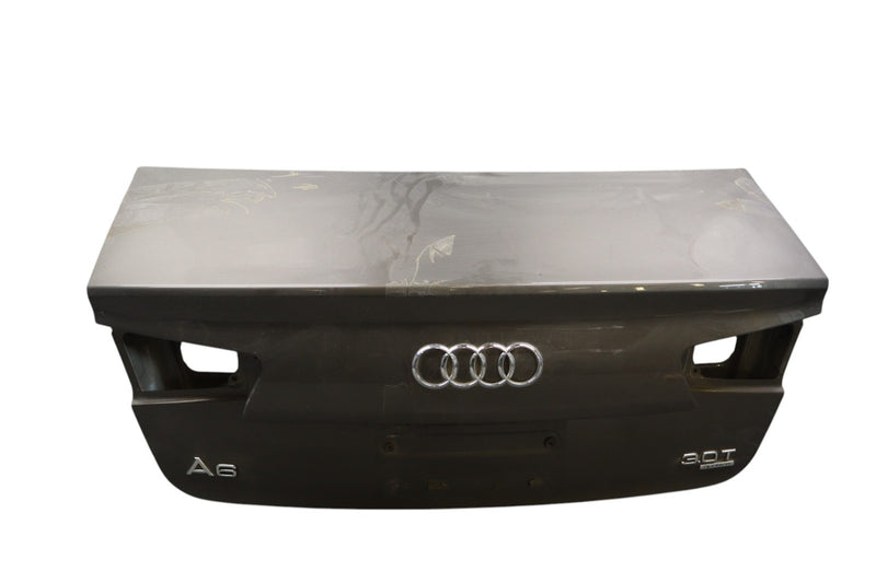 Load image into Gallery viewer, 12-18 Audi A6 Quattro S6 Rear Trunk Lid Deck Lid Panel Assembly 4G5827023C Oem
