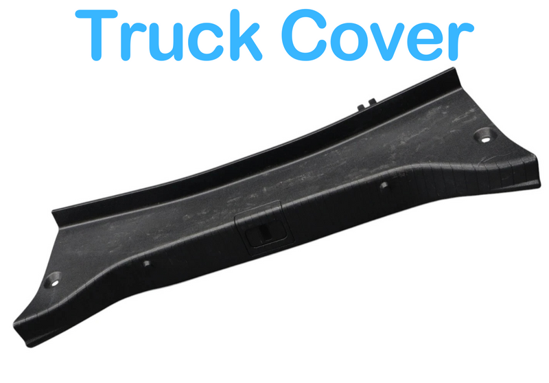 Load image into Gallery viewer, 12-18 Mercedes CLS550 CLS63 AMG Rear Trunk Latch Cover Trim Black 2186900241 Oem
