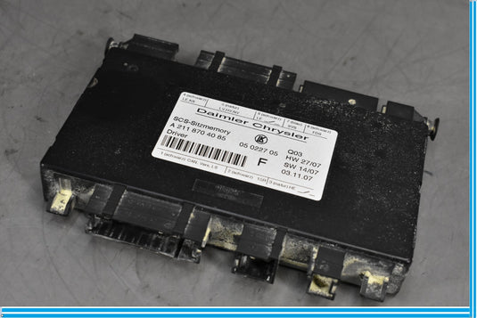 03-12 Mercedes CLS550 E550 W219 Front Left Side Seat Control Module Oem