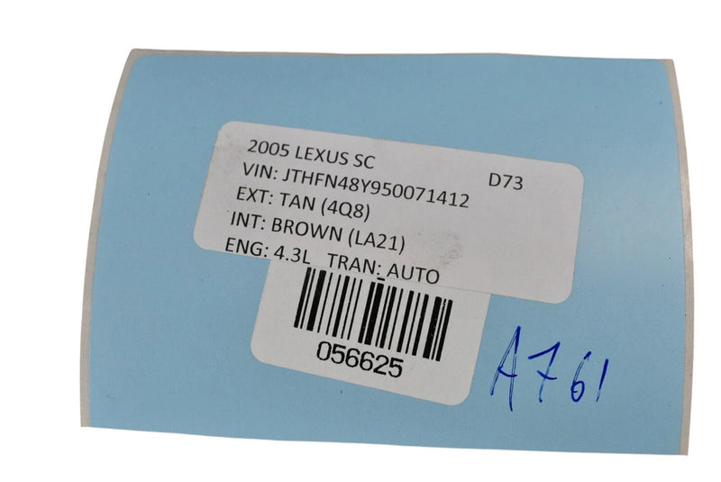 Load image into Gallery viewer, 02-08 Lexus SC430 Convertible Sliding Top Roof Control Module Computer Unit Oem
