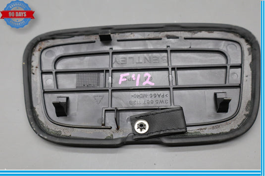 06-12 Bentley Continental Rear Center Top Deck Child Latch Leather Cover Oem