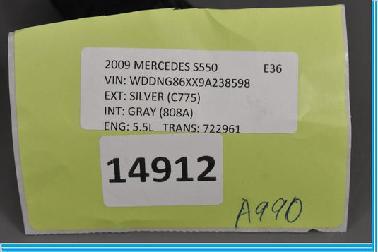 07-14 Mercedes CL550 S550 W216 Front Right Passenger Door Lock Unlock Switch Oem