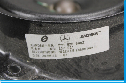 00-06 Mercedes S500 S600 Front Left Driver Side Seat Door Sound Speaker Oem