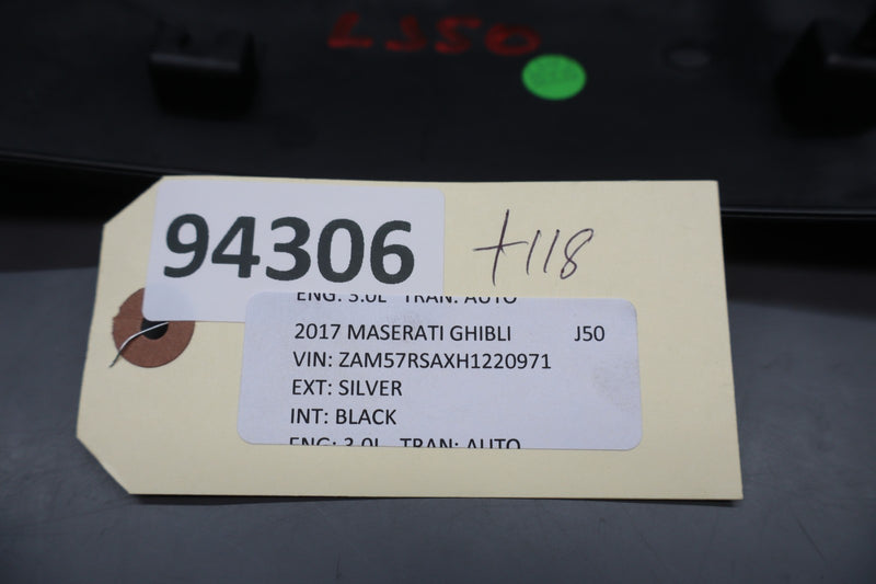 Load image into Gallery viewer, 14-20 Maserati Ghibli Front Left Driver Side Seat Cover Panel Trim Black Oem
