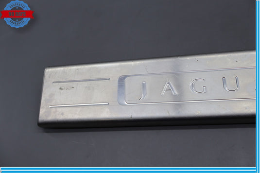 10-15 Jaguar XJ XJL X351 Front Left Driver Side Door Sill Scuff Plate Trim Oem