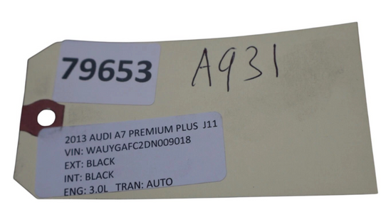 12-18 Audi A7 A7 Quattro Front Right Side Exterior Door Handle 4H0837886 Oem