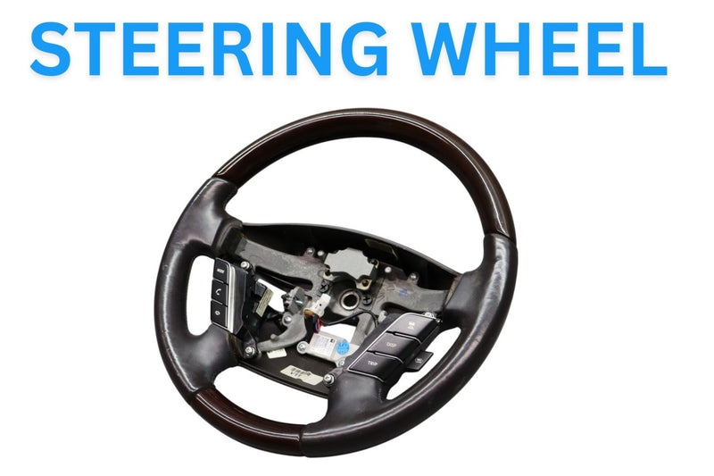 Load image into Gallery viewer, 11-13 Hyundai Equus Front Steering Wheel Black Leather 56100-3N200 OEM
