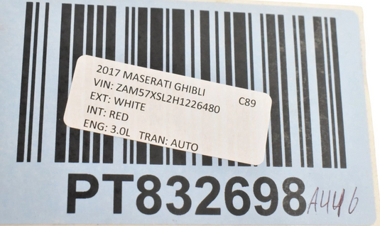14-17 Maserati Ghibli Steering Column Combination Wiper Switch Control Assy Oem