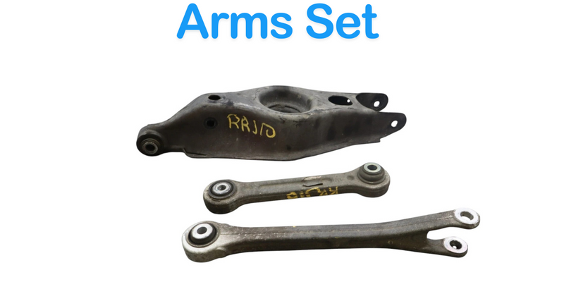 Load image into Gallery viewer, 14-18 Maserati Quattroporte Rear Right Passenger Side Control Arms Set of 3 OEM
