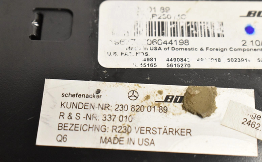 03-04 Mercedes R230 SL500 SL55 AMG Bose Audio Sound Amp Amplifier 2308200189 Oem