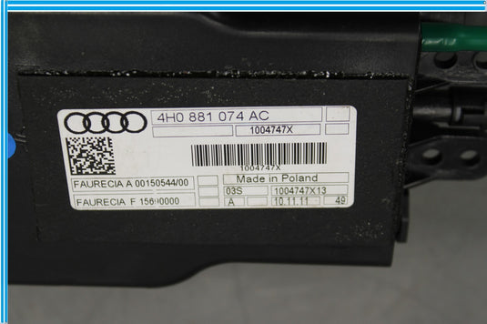 11-18 Audi A8 Front Right Passenger Side Seat Comfort Air Pump Oem