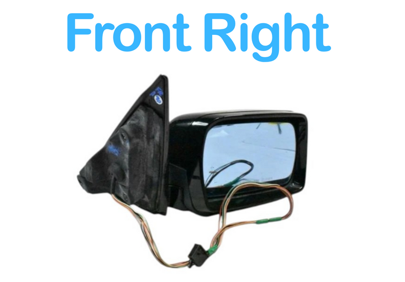 Load image into Gallery viewer, 00-06 BMW X5 Front Right Passenger Side Rear View Door Mirror Black Oem
