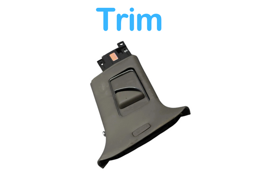 06-12 Bentley Continental Flying Spur Right Side Upper B-Pillar Cover Trim OEM