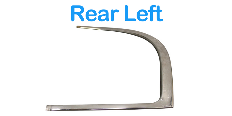 Load image into Gallery viewer, 06-12 Bentley Continental Rear Left Driver Side Door Molding Trim Round Oem
