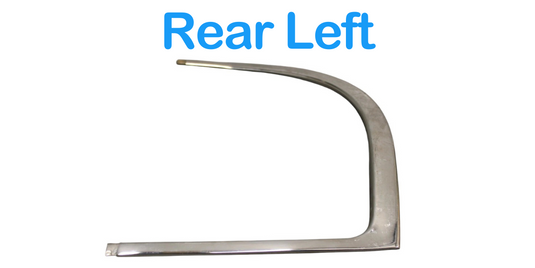 06-12 Bentley Continental Rear Left Driver Side Door Molding Trim Round Oem