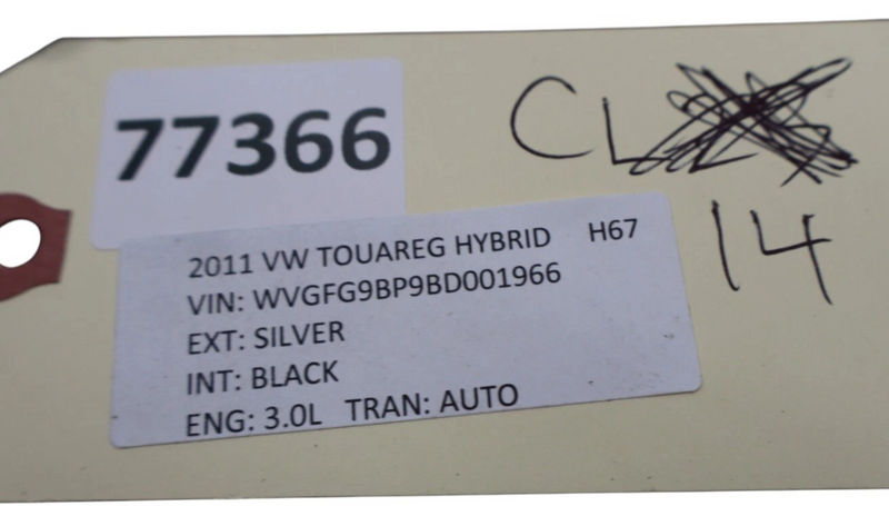 Load image into Gallery viewer, 11-18 Volkswagen VW Touareg Rear Left Side Lower Bottom Seat Cushion Black Oem
