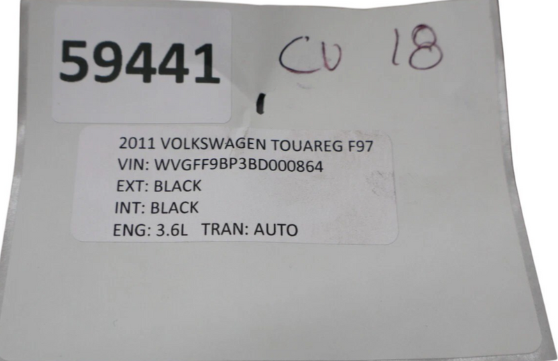 Load image into Gallery viewer, 11-18 Volkswagen VW Touareg Front Right Side Top Upper Seat Backrest Cushion Oem

