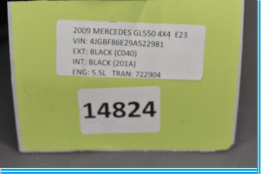 06-12 Mercedes X164 GL550 ML550 Front Left Bumper Reinforcement Bracket Oem