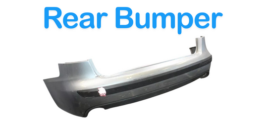 09-12 Audi A4 Quattro Rear Bumper Cover Silver 8K5807511 Oem