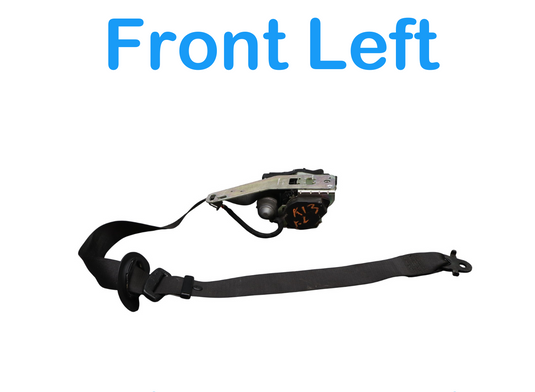 09-12 BMW 750Li F01 F02 Front Left Driver Seat Safety Belt Retractor Black Oem