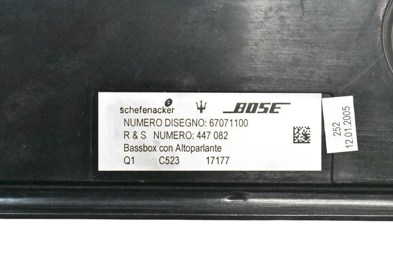 Load image into Gallery viewer, 03-19 Maserati Quattroporte M139 Front Bose Subwoofer Speaker 447082 OEM
