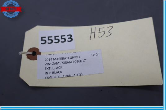 14-21 Maserati Ghibli Rear Left Driver Upper Pillar C-Panel Trim 06700174090 Oem