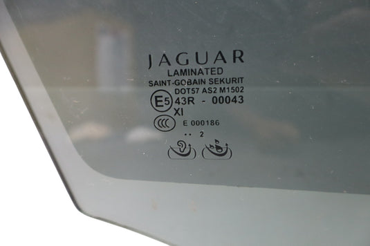 10-19 Jaguar X351 XJ XJL Rear Right Passenger Side Door Window Auto Glass Oem