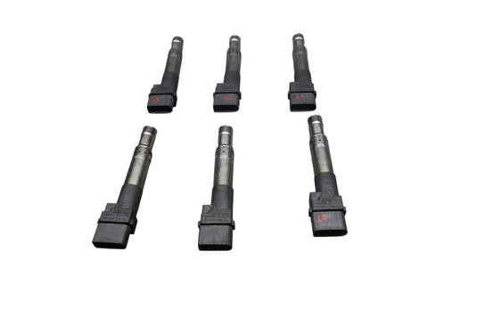 11-14 Porsche Cayenne 958 3.6L Front Engine Ignition Coil Coils Set of 6 Oem