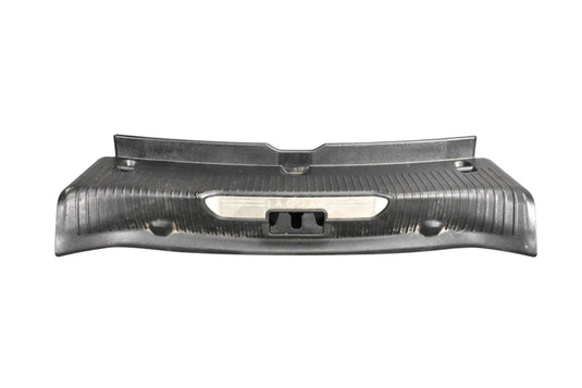 10-19 Jaguar XJ XJL Rear Trunk Sill Scuff Plate Latch Cover AW93F406A64AF Oem