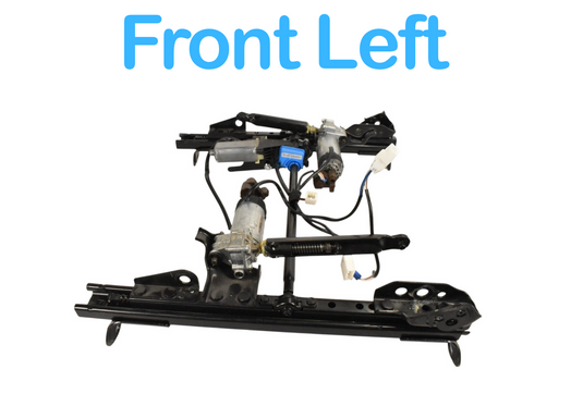 03-13 Maserati Quattroporte Front Left Driver Seat Track Rail Frame W/ Motor Oem
