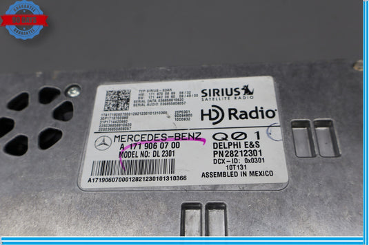 09-13 Mercedes GL550 GL450 Sirius Satellite Radio Receiver 1719060700 Oem