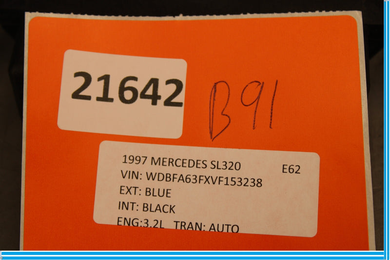 Load image into Gallery viewer, 90-02 Mercedes SL500 SL320 R129 Anti Theft Key Alarm Control Module Unit Oem
