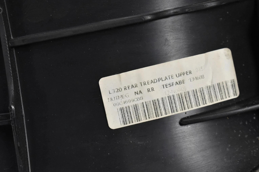 10-13 LR Range Rover Sport Rear Trunk Tailgate Lid Sill Scuff Plate Trim Oem
