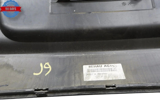 10-13 Porsche Panamera Turbo 970 Rear Lower Bumper Cover Assembly Black OEM