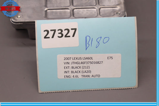 07-09 Lexus LS460 LS460L Automatic Transmission ECT TCM TCU Control Module Oem