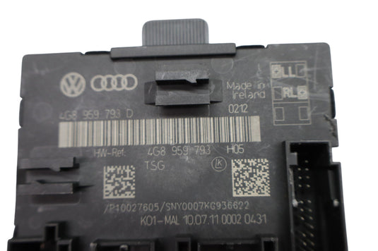 12-18 Audi A7 A6 Quattro Front Left Side Door Control Module Unit 4G8959793H Oem