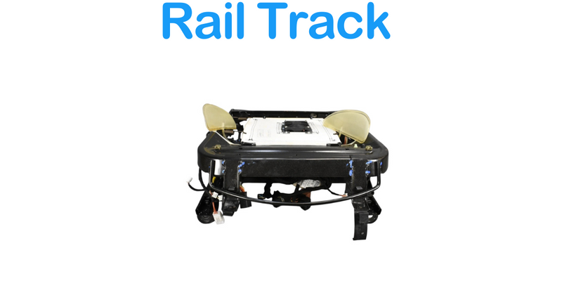 Load image into Gallery viewer, 03-13 Maserati Quattroporte S Front Right Seat Rail Track Frame w/Motors OEM
