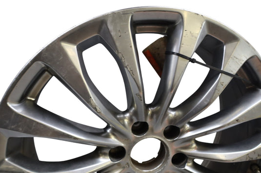 15-17 Infiniti QX80 22 Inch 14 Spoke Alloy Wheel Rim Hyper Silver 22x8 Oem
