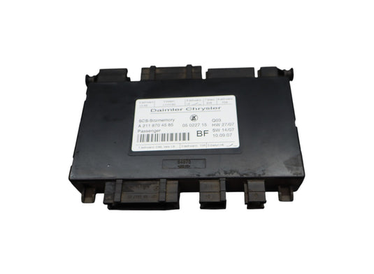 03-12 Mercedes W219 CLS550 E320 ML500 E350 Right Side Seat Control Module Oem